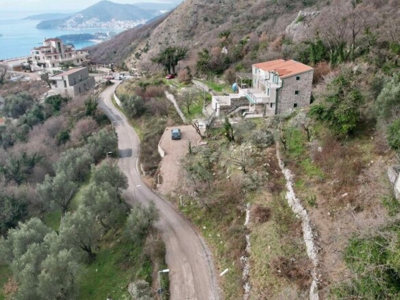Urbanizovan plac sa pogledom na more u Kuljačama, Budva — fotografija 14