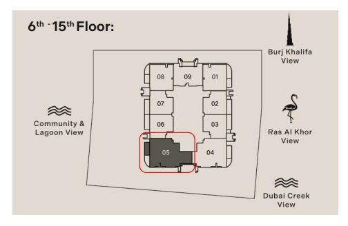 Dvosoban stan 124 m² – Dubai, Inostranstvo — fotografija 15