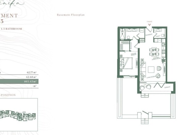 Jednosoban stan 105 m² – Tivat — fotografija 16