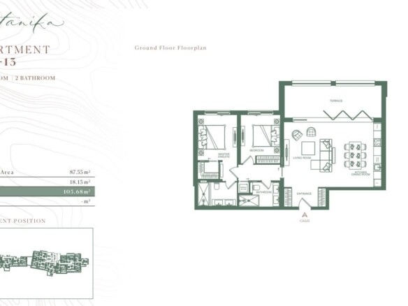Dvosoban stan 106 m² – Tivat — fotografija 5