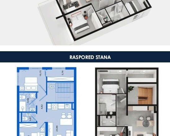 Dvosoban stan 86 m² – Tivat — fotografija 16