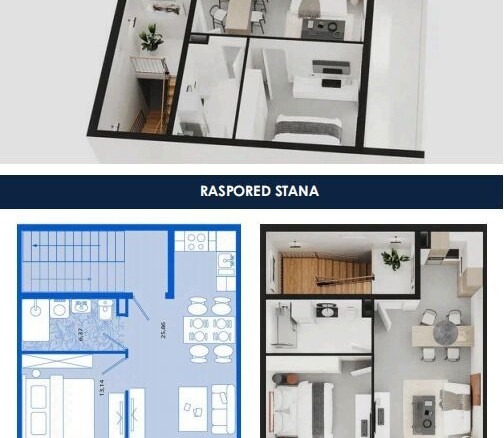 Jednosoban stan 57 m² – Tivat — fotografija 17