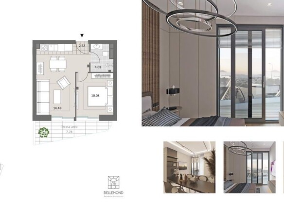 Jednosoban stan 74 m² – Bečići, Budva — fotografija 14