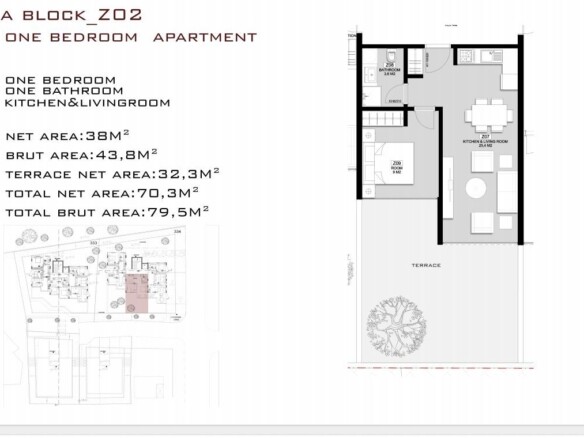 Jednosoban stan 70 m² – Tivat — fotografija 2