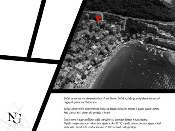 Trosoban dupleks stan u Rafailovićima, Budva — fotografija 3
