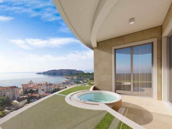 Dvosoban stan 98 m² – Bečići, Budva — fotografija 3