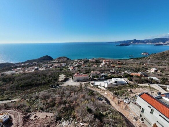 Urbanizovan plac sa pogledom na more, Blizikuće, Budva — fotografija 5