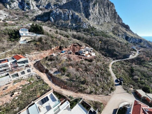 Urbanizovan plac sa pogledom na more, Blizikuće, Budva — fotografija 8