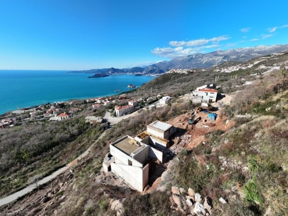 Urbanizovan plac sa pogledom na more, Blizikuće, Budva — fotografija 12