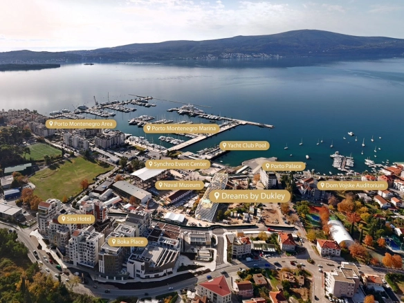 Jednosoban stan 126 m² – Tivat — fotografija 20
