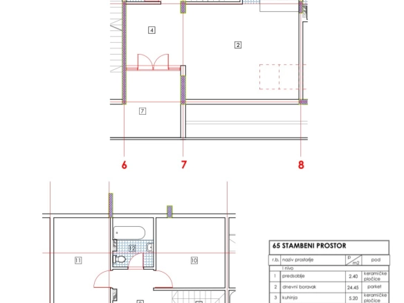 Dvosoban stan 107 m² – Rozino, Budva — fotografija 14