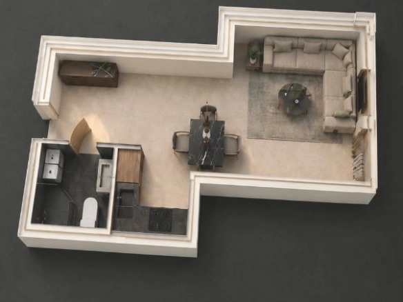 Garsonjera 25 m² – Bečići, Budva — fotografija 2