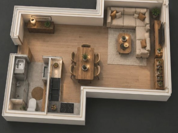 Garsonjera 26 m² – Bečići, Budva — fotografija 2