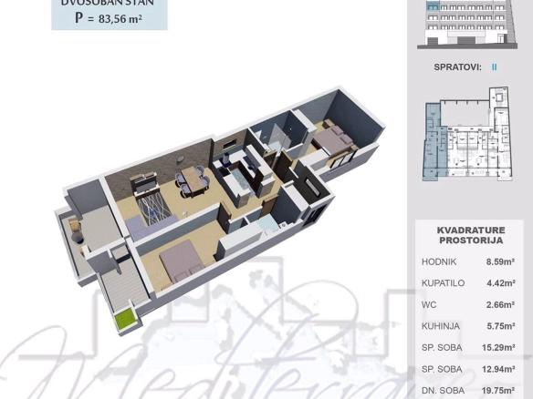Jednosoban stan 65 m² – Ulcinj — fotografija 5