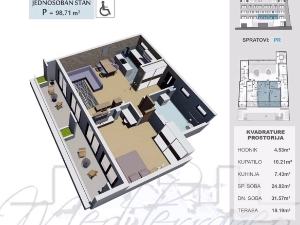 Jednosoban stan 65 m² – Ulcinj — fotografija 11