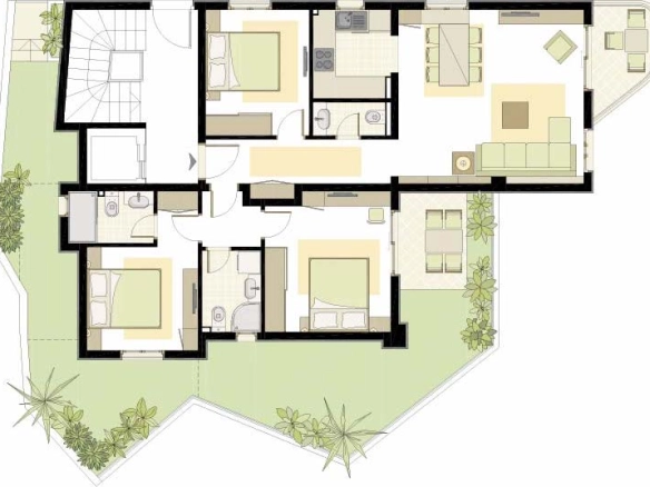 Trosoban stan 86 m² – Bečići, Budva — fotografija 13