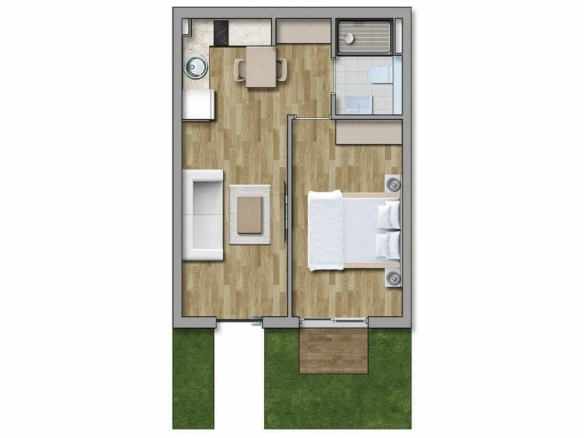 Garsonjera 26 m² – Kavač, Kotor — fotografija 8