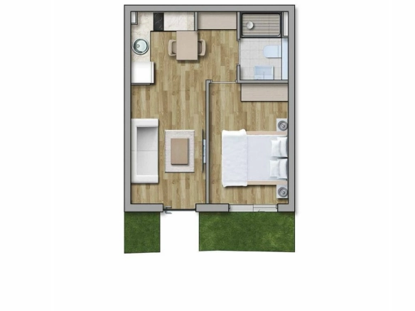 Garsonjera 26 m² – Kavač, Kotor — fotografija 10