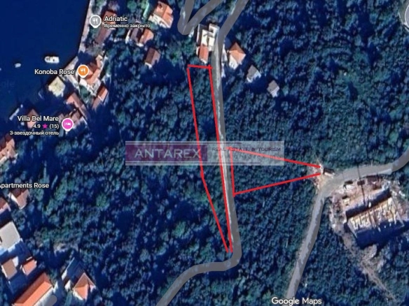 Plac 1.802 m² – Rose, Herceg Novi — fotografija 2