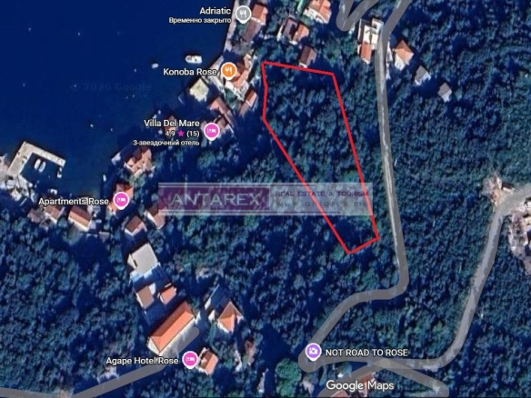Plac 4.866 m² – Rose, Herceg Novi — fotografija 5