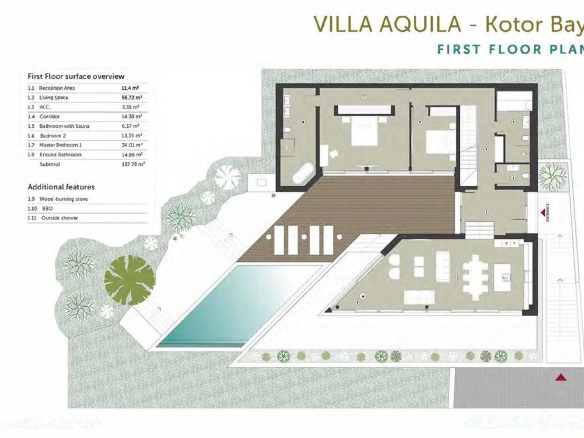 Kuća 479 m² – Prčanj, Kotor — fotografija 12