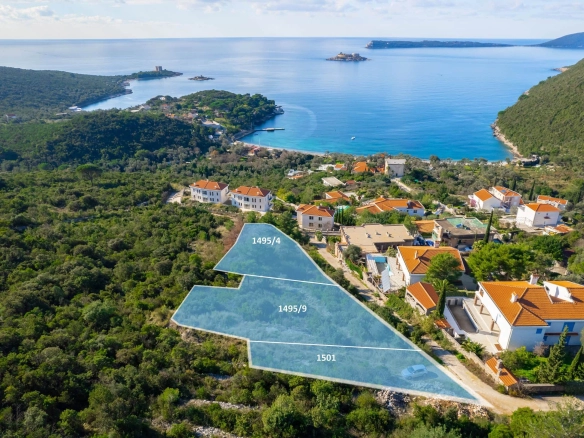 Plac 4.556 m² – Žanjic, Luštica — fotografija 4