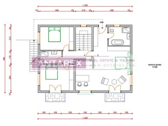Plac 415 m² – Podi, Herceg Novi — fotografija 7