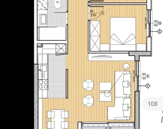 Dvosoban stan 66 m² – Budva — fotografija 5