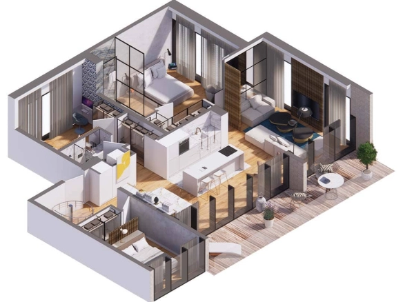 Trosoban stan 264 m² – Budva — fotografija 3
