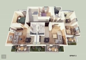 Jednosoban stan 41 m² – Orahovac, Kotor — fotografija 17