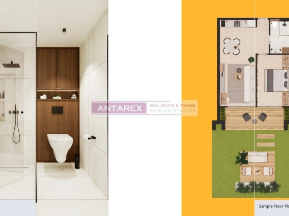 Dvosoban stan 63 m² – Kumbor, Herceg Novi — fotografija 11