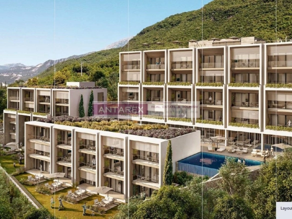 Jednosoban stan 59 m² – Kumbor, Herceg Novi — fotografija 5