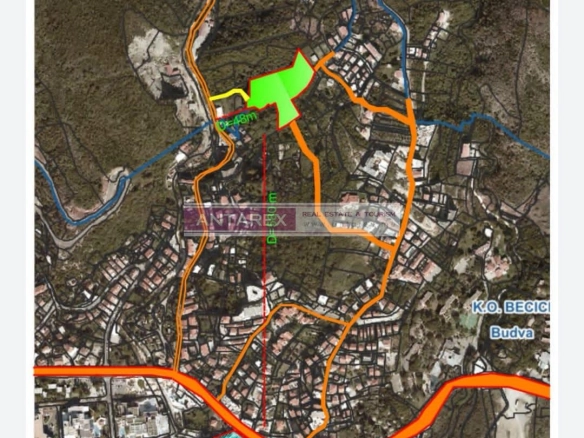 Plac 2.169 m² – Bečići, Budva — fotografija 3