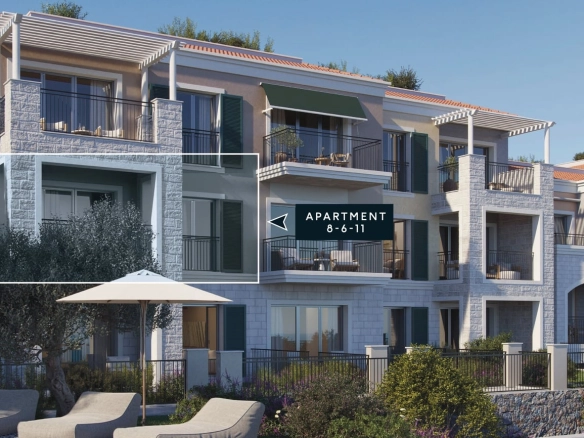 Trosoban stan 107 m² – Luštica — fotografija 8