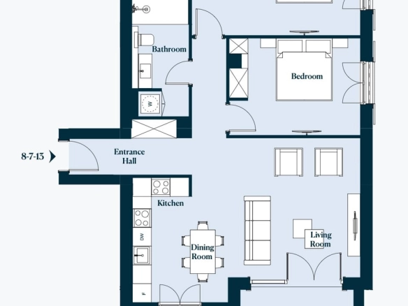 Dvosoban stan 92 m² – Luštica — fotografija 6